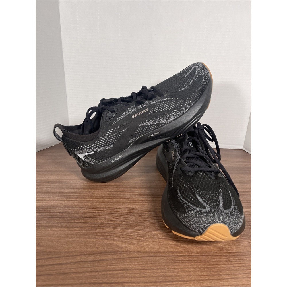 Size 10 - Brooks Glycerin 22 Black Medium / D 110445 1D 089